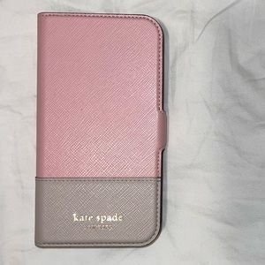 Kate Spade Colorblock iPhone 13 Pro Magnetic Wrap Folio Case